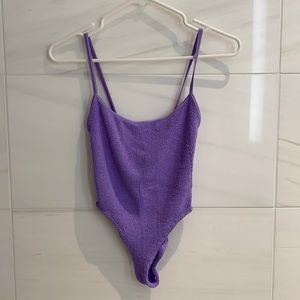 Hunza G - Lilac Pamela One Piece Swimsuit